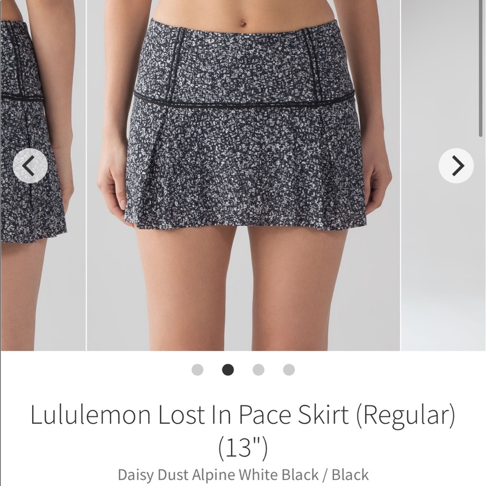 Lululemon Lost in Pace skirt (13”) - size 6